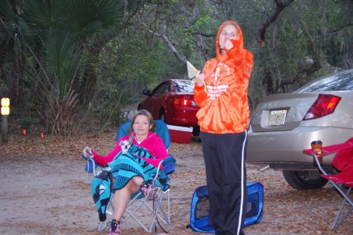 Thankfully, legal pad toting, time keeping extraordinaire and defender of the race flags was there to correct the children: "HEY! You there! Foolish ignorant child! Do you love Santa Clause, the Easter Bunny and the Tooth Fairey?... Yeah? Well they are ALL.DEAD! And its YOUR fault. Now go put those flags back where you found them!" 