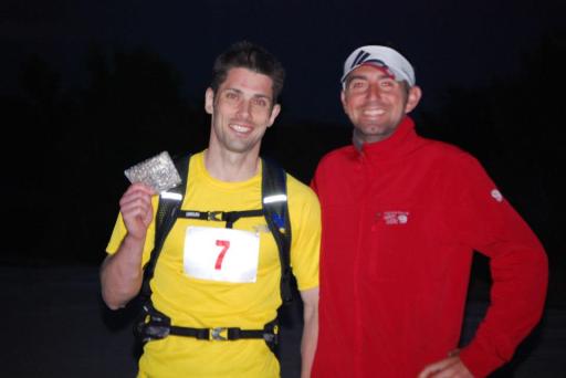 Tim and I were both too exhausted to realize the buckle was still wrapped for the photo.