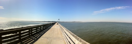 This is only about halfway down the pier.