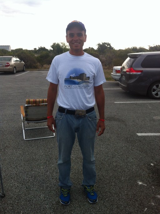 Apparently Dave had a belt handy and decided to go ahead and sport his well earned new SMO.