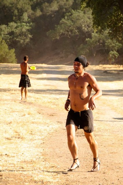 Tyler cruising during a Rarajipari (Tarahumara ball race) at the Born to Run Ultra